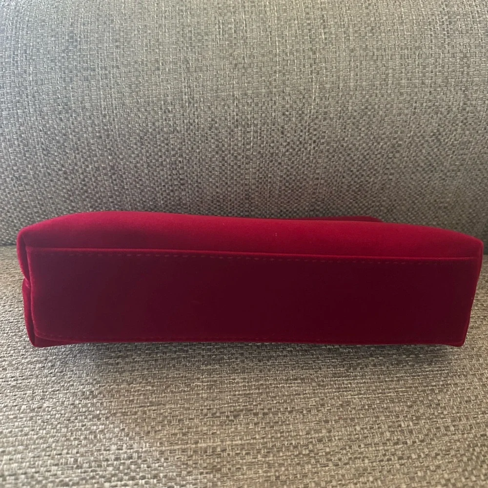 Dolce & Gabbana Red‎ Wristlet Clutch, Makeup or Cosmetic Bag in Box | New in Box